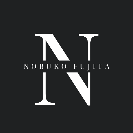 Capital N with Nobuko Fujita written in middle